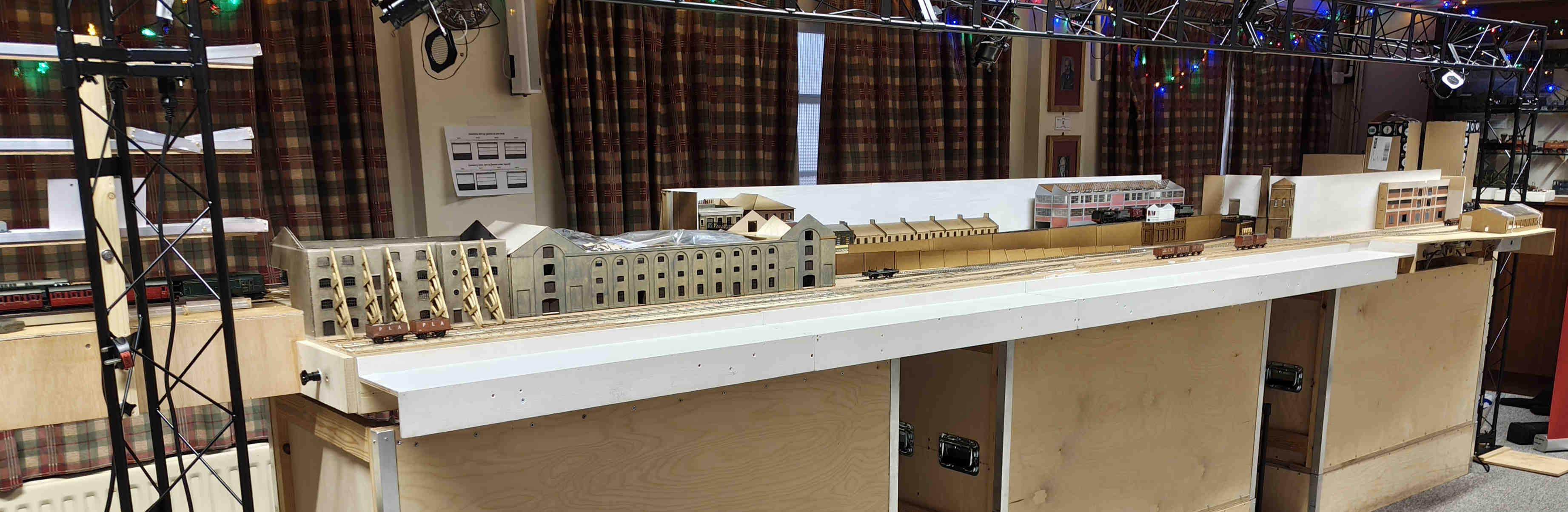 Overview of the layout as set up for show at the MRC December 2025
